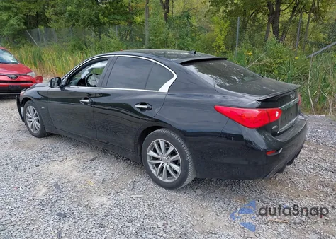 2016 Infiniti Q50 Premium/Sport z USA, uszkodzony, nr VIN JN1EV7AR9GM341335